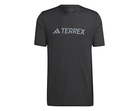 adidas Terrex W Mt Log Tech T Erkek Koşu Tişörtü IY9424 Siyah