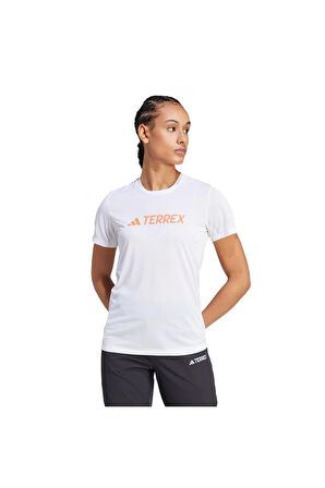 adidas W MT LOG TECH T Kadın   T-shirt IY9421