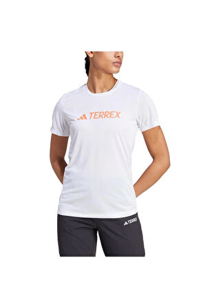 adidas W MT LOG TECH T Kadın   T-shirt IY9421