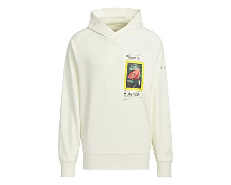 adidas Natgeo Gfx Hdy Erkek Günlük Sweatshirts IS9523 Krem