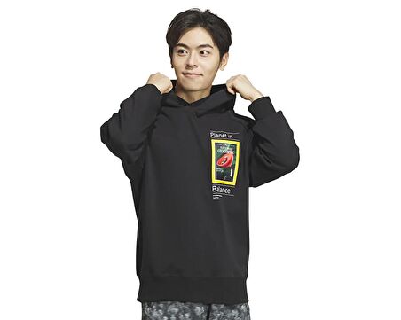 adidas Natgeo Gfx Hdy Erkek Günlük Sweatshirts IS9524 Siyah