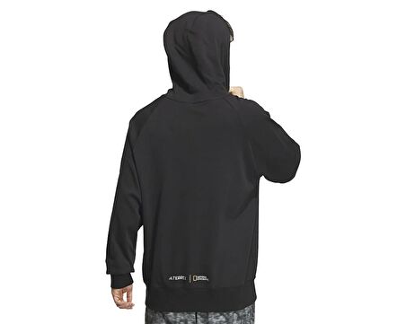 adidas Natgeo Gfx Hdy Erkek Günlük Sweatshirts IS9524 Siyah