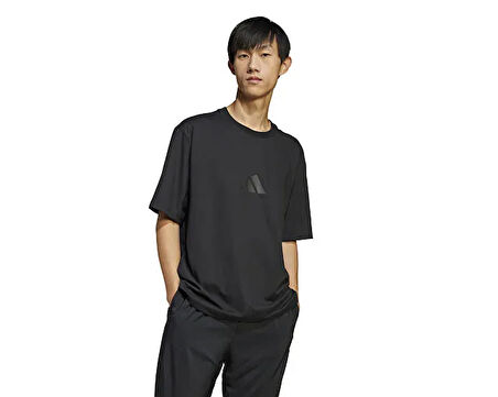 Adidas M Z.N.E. Tee Lo Erkek Günlük Tişört JJ1151 Siyah