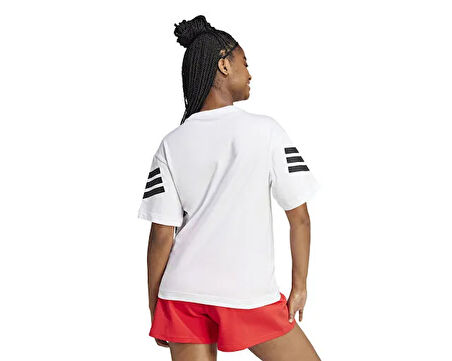 Adidas W Fı 3S Tee Kadın Günlük Tişört JE0238 Renkli