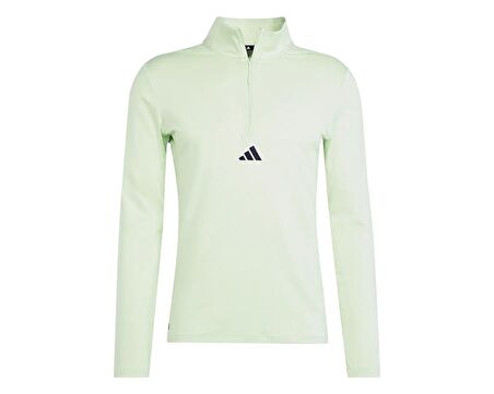 adidas Wo Quarter Zip Erkek Antrenman Sweatshirt IS3803 Yeşil