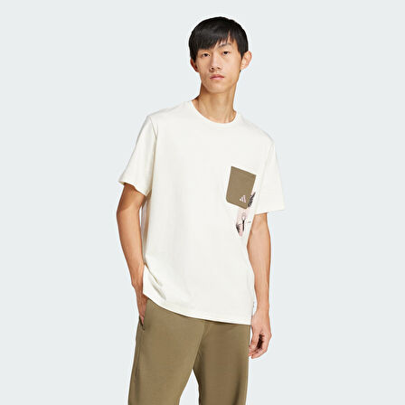 adidas JJ3928 M T LENS PKT T Erkek T-Shirt