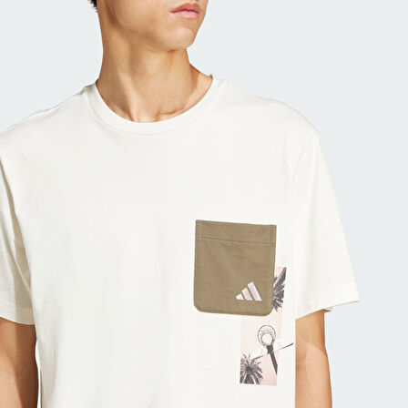 adidas JJ3928 M T LENS PKT T Erkek T-Shirt