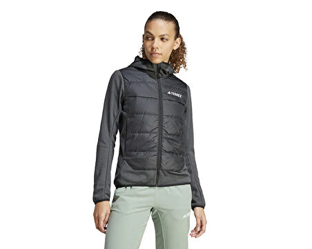 adidas W Multi Hyb Jkt Kadın Outdoor Montu IR7882 Gri