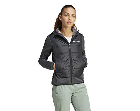 adidas W Multi Hyb Jkt Kadın Outdoor Montu IR7882 Gri