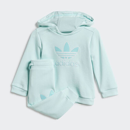 adidas JC6590 HOODIE SET BL Çocuk Eşofman Takımı