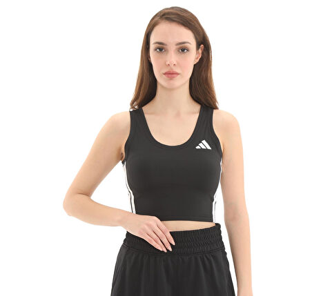 JF8915-K adidas We 3S Crop Tank Kadın B&amp;uuml;stiyer Siyah