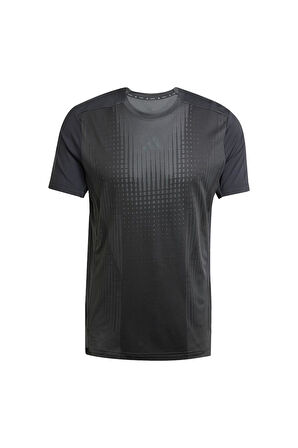 adidas Erkek  Siyah  T-shirt AIRCHILL TEE Siyah JI8196