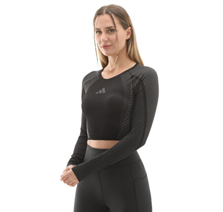 JH1364-K adidas Seamless Ls Kadın T-Shirt Siyah