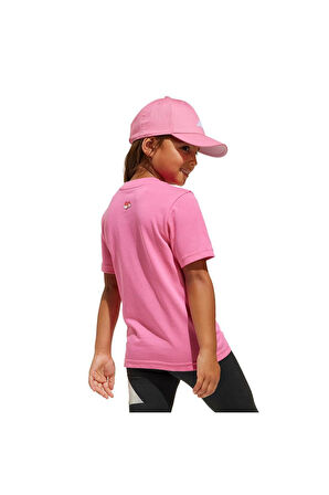 adidas Çocuk  Pembe  T-shirt LK FUN VAL TEE JI6686