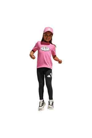 adidas Çocuk  Pembe  T-shirt LK FUN VAL TEE JI6686