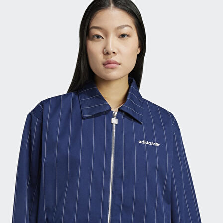 adidas JJ3477 PINSTRIPE H JKT Kadın Tracktop