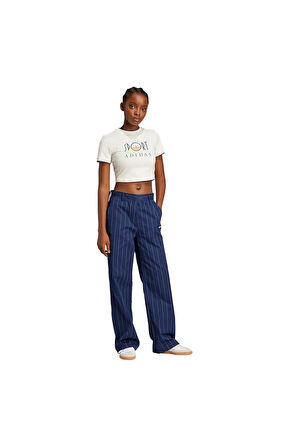 adidas Mavi  Kadın  Eşofman Altı PINSTRIPE PANTS JJ3482 Mavi  Kadın  Eşofman Altı PINSTRIPE PANTS JJ3482