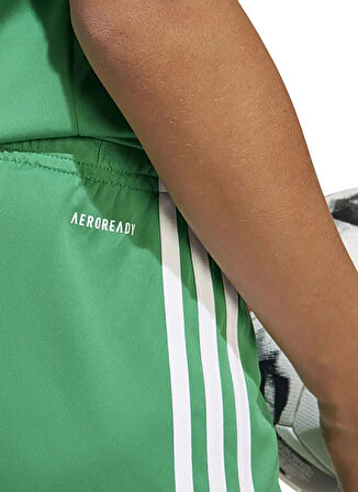 adidas Lastikli Bel Normal Yeşil - Beyaz Erkek Çocuk Şort JN7484-SQUA25 SHO Y