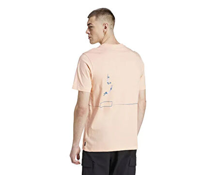 adidas  Q12 Ts Pole Erkek Günlük Tişört JP4494 Pembe