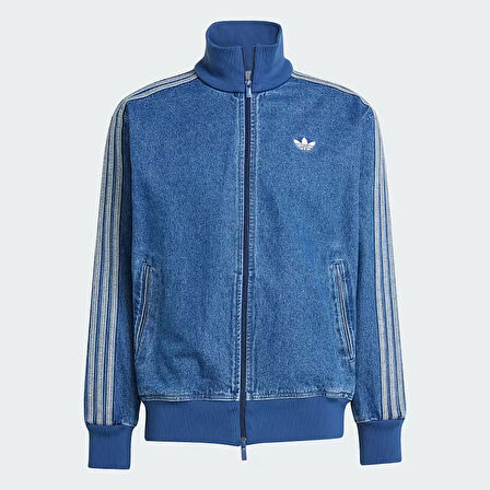 Adidas Erkek Günlük Eşofman Üstü Adicolor Denim Firebird Track Top Jc6233