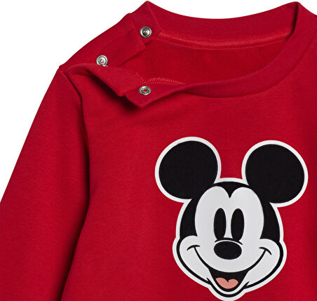 JN7707-B adidas X Disney Mickey Mouse Bebek Eşofman Takımı Kırmızı