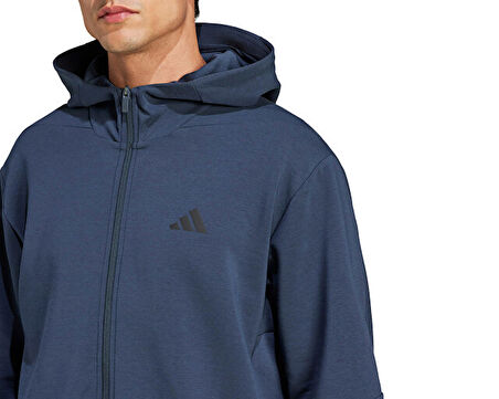 adidas D4T Full-Zip Ho Erkek Antrenman Ceketi JI8134 Lacivert