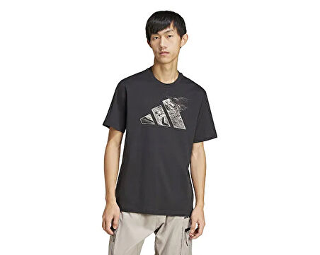 Adidas M T Ce Logo T Erkek Günlük Tişört JI6788 Siyah