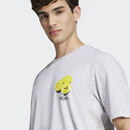 adidas JJ3960 M L SL LEMON T Erkek T-Shirt