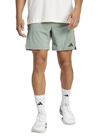 adidas JI8138 D4T SHORT Yeşil Lastikli Bel Regular Fit Düz Erkek Şort