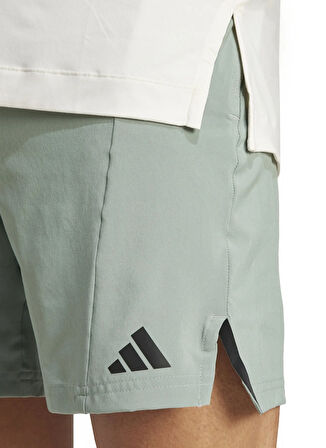 adidas JI8138 D4T SHORT Yeşil Lastikli Bel Regular Fit Düz Erkek Şort