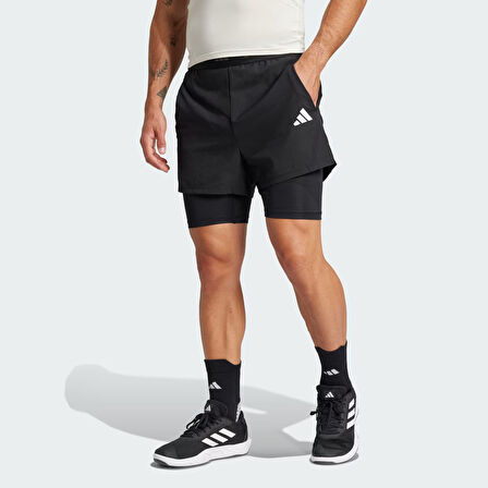 Adidas Erkek Günlük Şort Gym+ 2İn1 Short Je5665