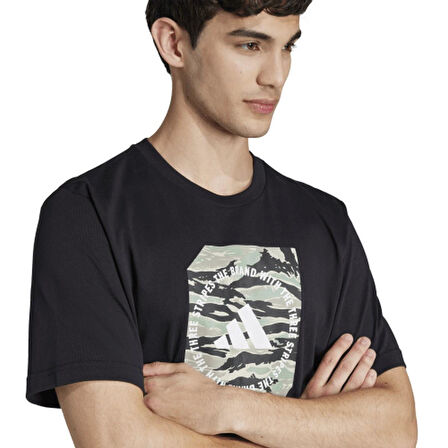 Adidas JI6764 M C Camo Box T Erkek Spor Tişört