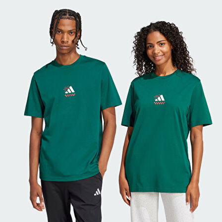 Adidas Erkek Günlük T-shirt M L Pizza Tee Jj4017