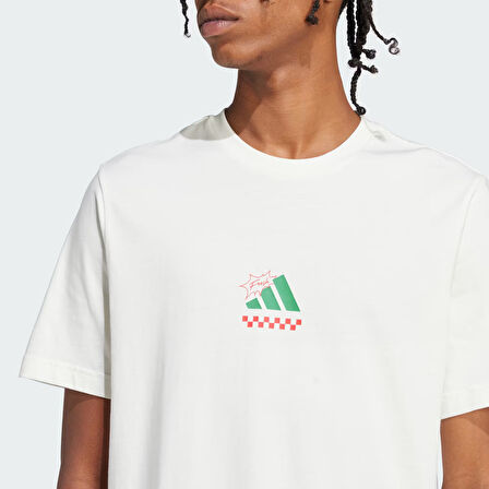 Adidas Erkek Günlük T-shirt M L Pizza Tee Jj4016