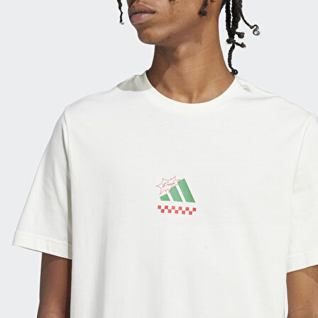 adidas JJ4016 M L PIZZA TEE Erkek T-Shirt