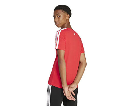 adidas J C Colleg Tee Çocuk Günlük Tişört JI6673 Kırmızı