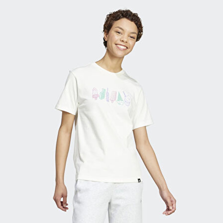 adidas JN8271 W L FOOD TEE Kadın T-Shirt