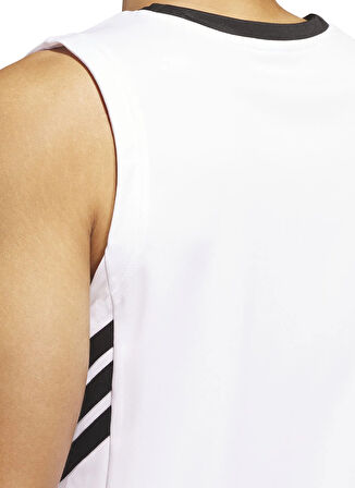 adidas JN4745 3-STRIPES TANK Beyaz Normal Düz Erkek Atlet