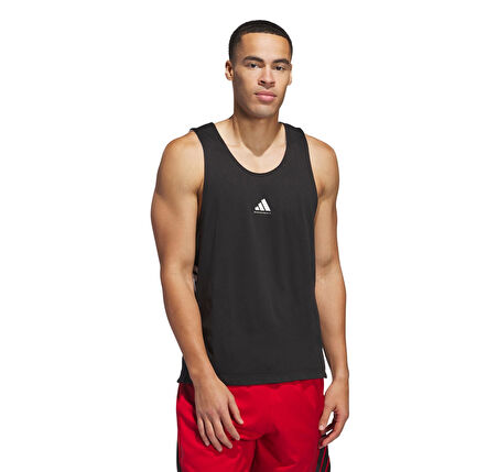 JI7568-E adidas Rev Jersey Erkek T-Shirt Siyah