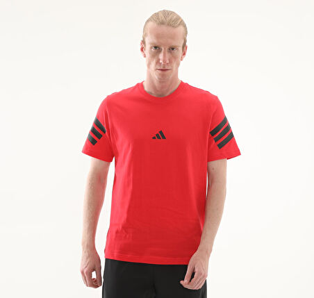 JD4875-E adidas M Fı 3S Reg T Erkek T-Shirt Kırmızı