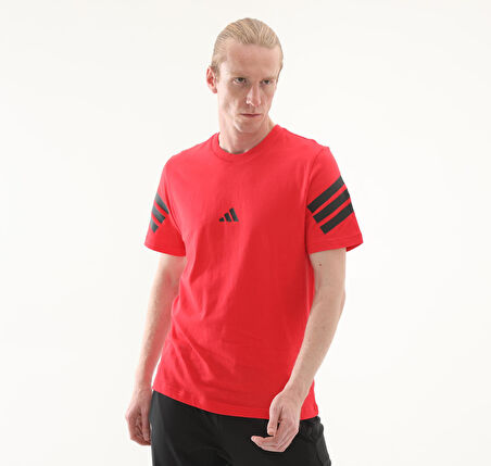 JD4875-E adidas M Fı 3S Reg T Erkek T-Shirt Kırmızı