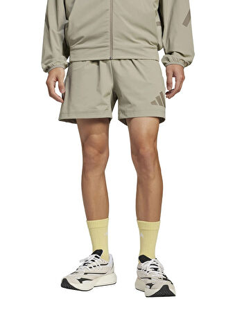 adidas JN9024 M Z.N.E. WV SHO Açık Bej Lastikli Bel Regular Fit Düz Erkek Şort
