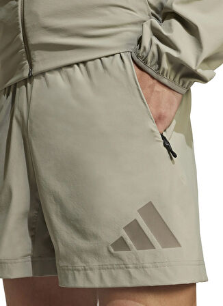 adidas JN9024 M Z.N.E. WV SHO Açık Bej Lastikli Bel Regular Fit Düz Erkek Şort