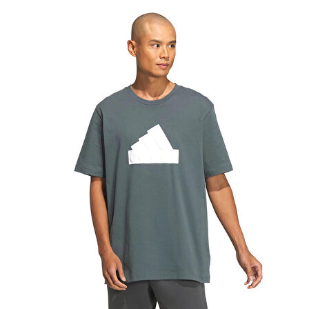 M Fi Bos T Erkek Gri Günlük Stil T-Shirt IR9174