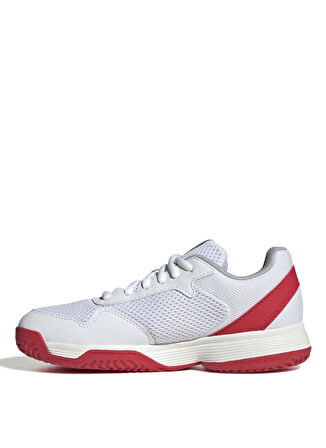 adidas Beyaz Erkek Çocuk Tenis Ayakkabısı JI2448-Courtflash K