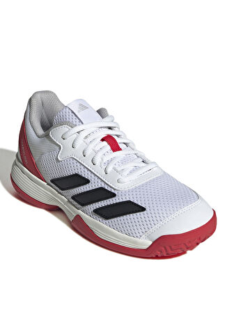 adidas Beyaz Erkek Çocuk Tenis Ayakkabısı JI2448-Courtflash K