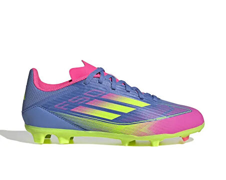 adidas F50 League Fg/Mg J Genç Çim Zemin Kramponu IE3746 Mavi