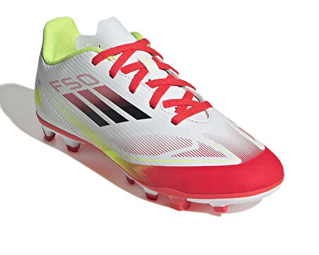 adidas F50 Club Fg/Mg J Çocuk Çim Zemin Kramponu IE1309 Beyaz