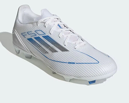 adidas F50 League Fg/Mg Erkek Çim Zemin Kramponu IE1293 Beyaz