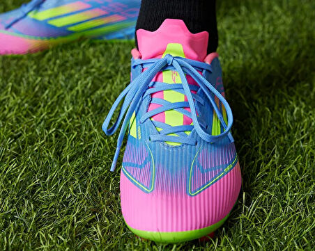 adidas F50 League Fg/Mg Erkek Çim Zemin Kramponu IE1290 Mavi